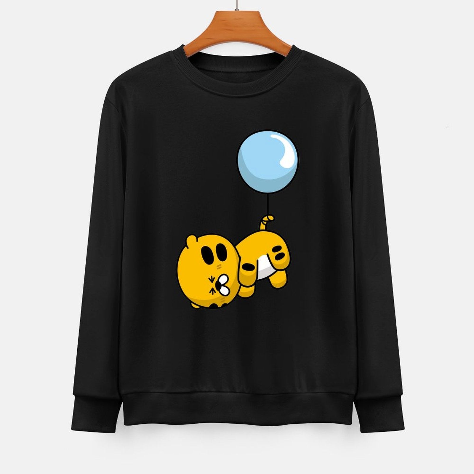 Front Patterned Long Sleeve TopClean Soft